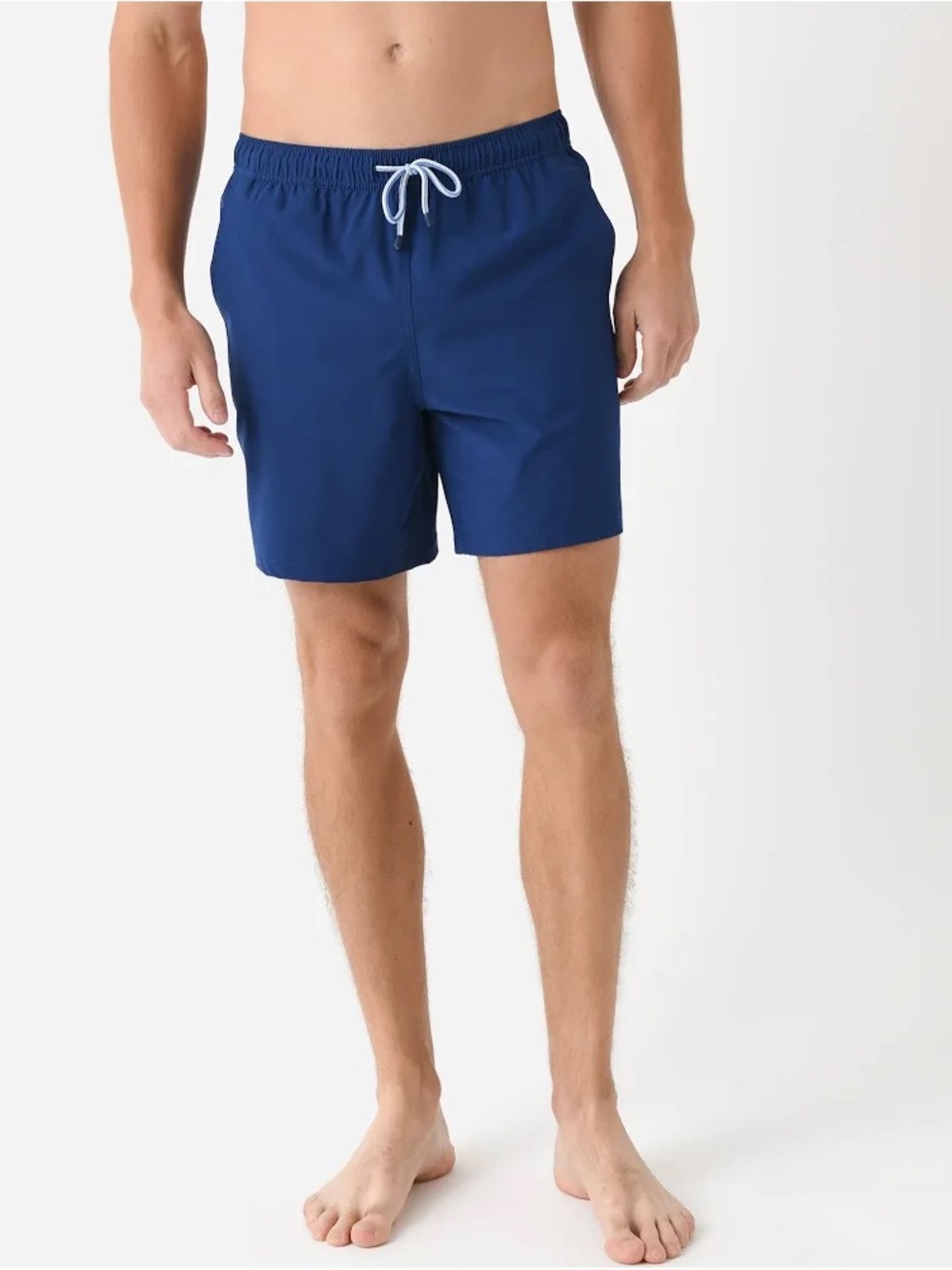 Peter Millar Royal Blue Drawstring Swim Trunks